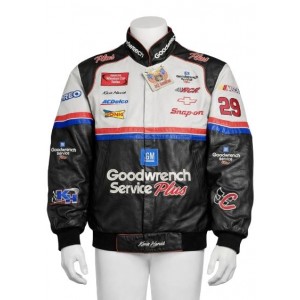 Jeff Hamilton NASCAR Leather Racing Jacket for Men